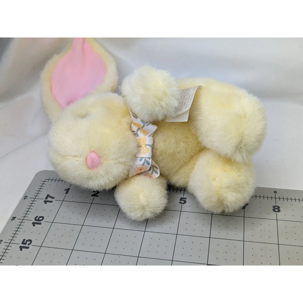 TL Toys Yellow Rabbit Plush Lop‎ Ears 7 Inch Stuffed Animal Toy